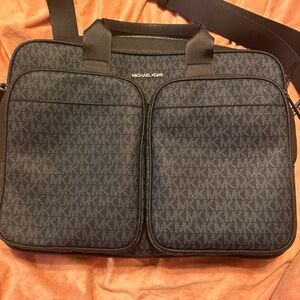 Michael Kors navy and Black Laptop Bag